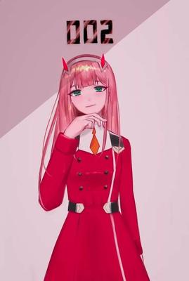 Pretty anime girl Zero Two (Code 002): Darling in... (06 May 2019)｜Random  Anime Arts [rARTs]: Collection of anime pictures