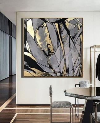 100% ручной работы современные стены искусства абстрактные картины маслом  на холсте для входных украшений|Guudd industrial co.,Ltd