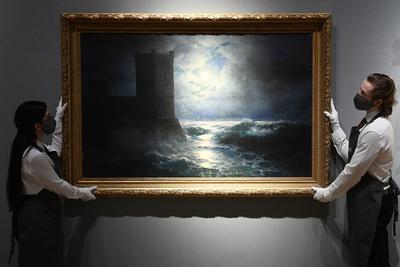 Получить Репродукции Картин Луналит ночь на Босфоре, 1894 по Ivan  Aivazovsky (1817-1900, Russia) | ArtsDot.