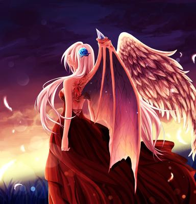 Ангелы и демоны картинки аниме фотографии