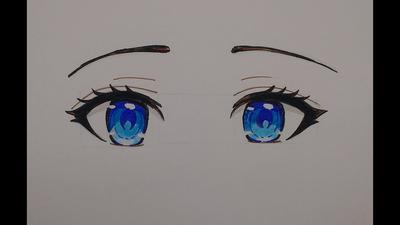 Как нарисовать аниме глаза? | ВКонтакте