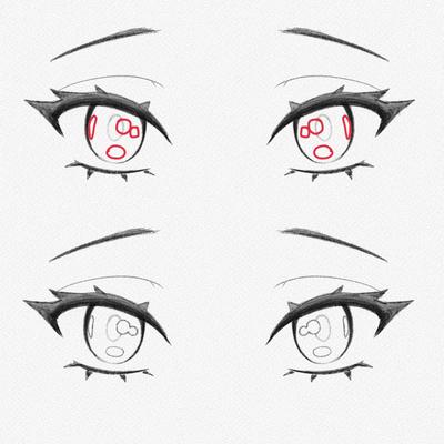 Картинки глаза аниме (57 фото)