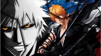 Anime character from bleach with long black hair on Craiyon