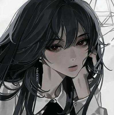 100+] Anime Black And White Wallpapers | Wallpapers.com