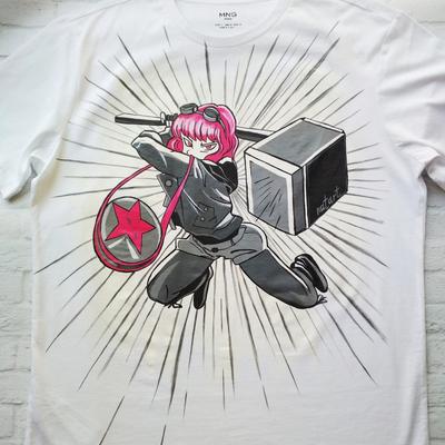 Черная футболка с принтом hentai аниме хентай Print Bar 34284484 купить за  890 ₽ в интернет-магазине Wildberries