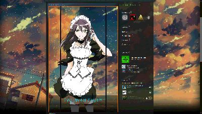 Anime Girl - Steam Artwork Design