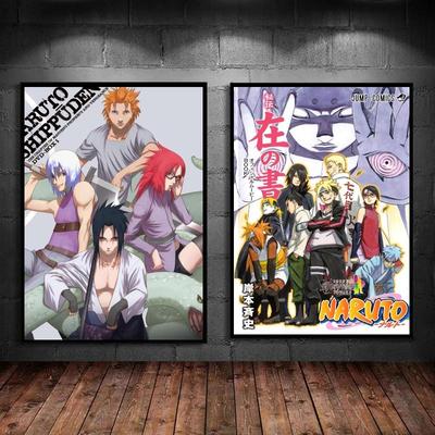 Популярные аниме-плакаты, персонажи Наруто, модульное украшение для комнаты  с принтом, дом, друзья, подарочные наклейки на стену – лучшие товары в  онлайн-магазине Джум Гик