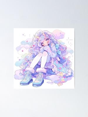 Cute Girl Anime Kawaii Watercolor Ilustration AI Generated Stock  Illustration - Illustration of clothing, woman: 274115096