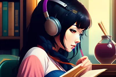 Top 20 Best Anime Girl Listening to Music Wallpapers For Desktop, PC,  Laptop, Computer [ 4k, HD ]