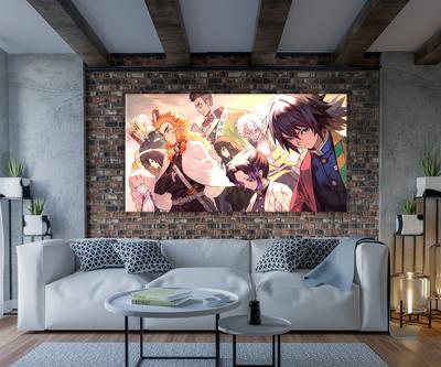 Картина для интерьера на стену \"Девушка аниме\" 60х100 см Ф0435 - купить по  низкой цене в интернет-магазине OZON (1123502886)