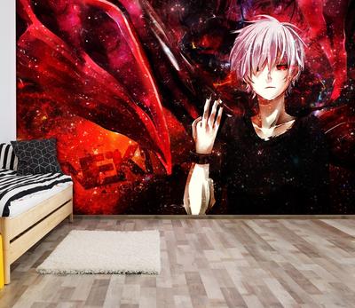 Постер на стену аниме с изображением листьев крови, набор для рисования на  холсте аниме с героями, плакаты для комнаты и ванной комнаты | AliExpress