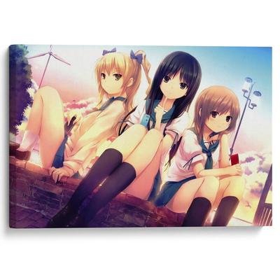 Купить постер (плакат) Anime art (Модульные постеры №2) - 3 на стену