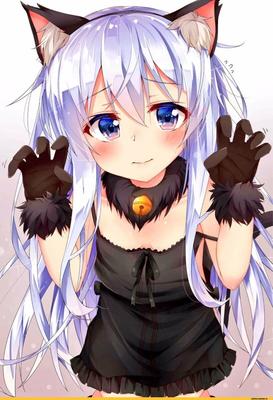 Anime Mangaka Catgirl Ня, Anime, black Hair, cartoon png | PNGEgg