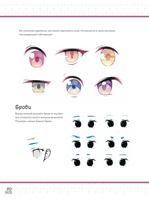 Как нарисовать Аниме глаза для начинающих | ColoRate