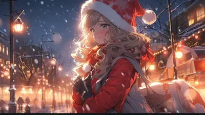 Anime Christmas Art by Hyuuga Azuri
