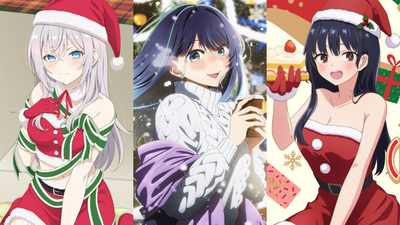 100+] Anime Girl Christmas Wallpapers | Wallpapers.com