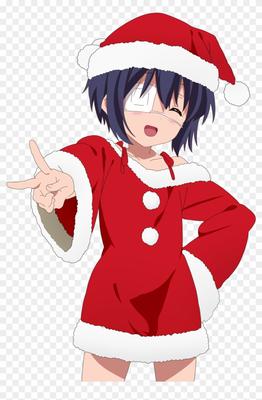 Cute Anime Girl Holding Present Gift For Festive Moment Christmas Time  34224948 Stock Photo at Vecteezy