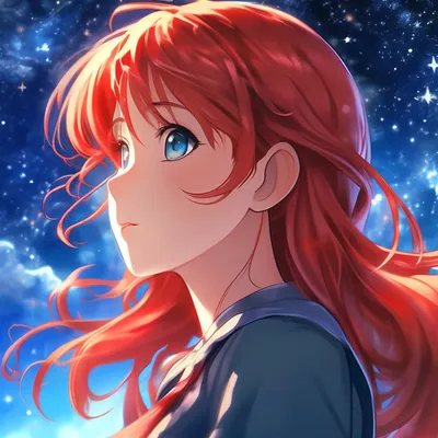 Милые аниме девушки с огненно-рыжими волосами | Аниме Хиёри | Дзен