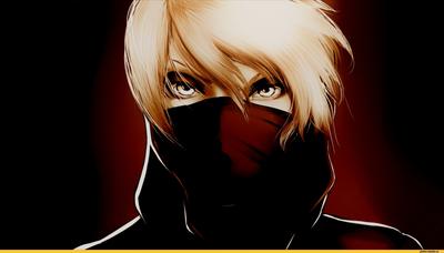 Аниме персонаж в маске с тёмными…» — создано в Шедевруме