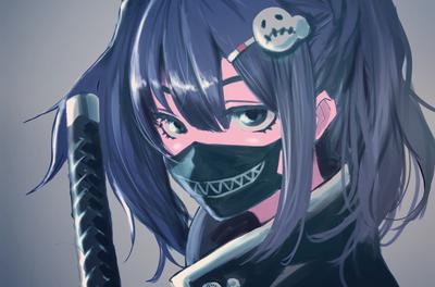 Девушка аниме применяющая маску милый мультфильм нарисованный от руки  аватар персонажа в версии Q PNG , Аниме, Школьница, Маска для лица PNG  картинки и пнг PSD рисунок для бесплатной загрузки