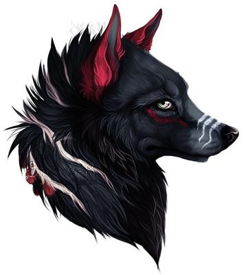 Щенок серого волка Аниме Рисунок, СИНИЙ ВОЛК, млекопитающее, животные,  кошка png | Klipartz