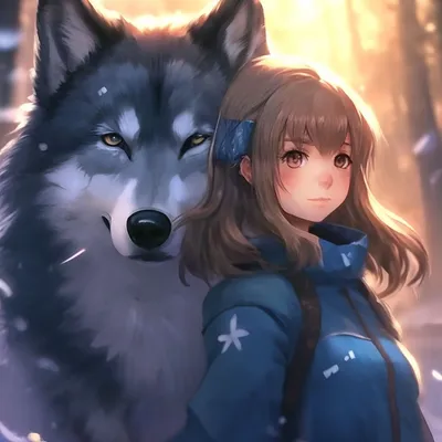 Картинки аниме волки (30 фото) скачать бесплатно