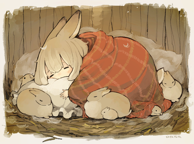 Спящие кролики | Пикабу