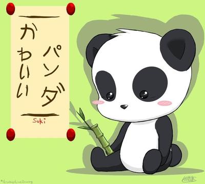 Панда аниме для срисовки - 56 фото