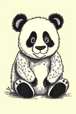 Delirium Anime Panda Portrait · Creative Fabrica