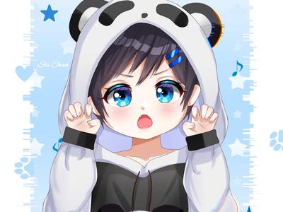 Single line panda anime\" | Gallery | Stablecog