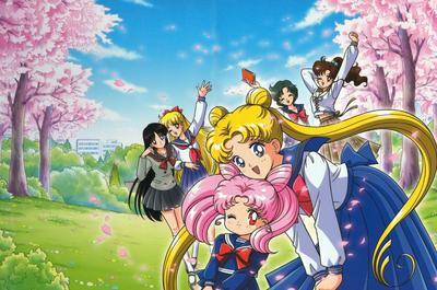 Sailor moon anime pink on Craiyon