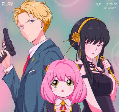 I tried drawing Spy x Family inspired by 90s anime style! : r/SpyxFamily