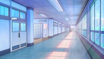 Скачать обои пейзаж, блики, сетка, здание, лепестки, сакура, арт, школа,  цветки, раздел аниме в разр… | Anime scenery wallpaper, Scenery wallpaper,  Anime background