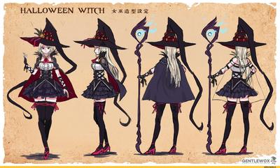 Anime cute witch girl on Craiyon