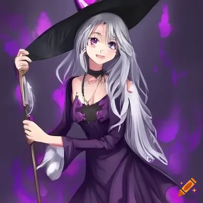 How To Draw An Anime Witch, Anime Witch Girl, Step by Step, Drawing Guide,  by Dawn - DragoArt