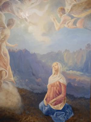 Купить онлайн картину Библейские сюжеты «Гора Мориа 2» | Галерея Гвоздь