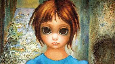 Картина маслом «Большие глаза» Маргарет Кин | Журнал Ярмарки Мастеров