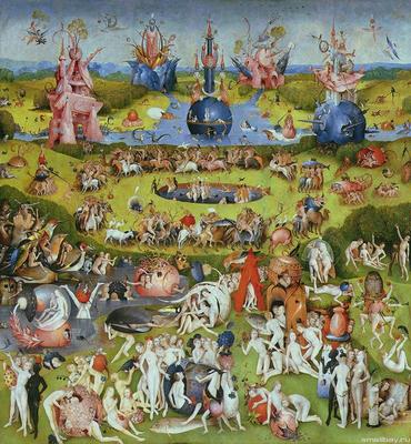 Иероним Босх - Воз сена, 1515, 190×135 см: Описание произведения | Артхив