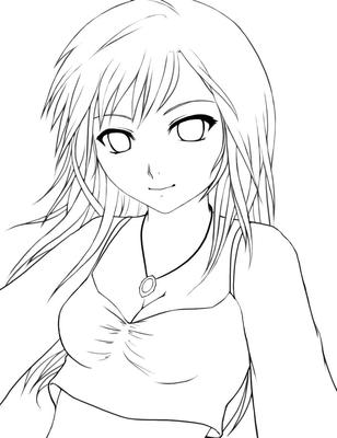 счастливая аниме девушка в манга-стиле черно-белая иллюстрация Иллюстрация  вектора - иллюстрации насчитывающей смешно, головка: 271996843