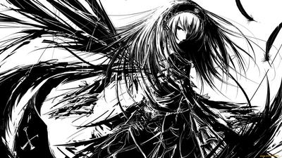 𝑫𝑨𝑹𝑲 Темные рисунки, Фотографии профиля, Черно-белое, fotos de anime  para perfil feminino dark - thirstymag.com