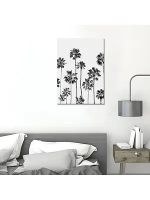 FIX CANVAS Картина Чёрно-белые пальмы