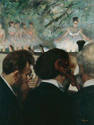 У зеркала (картина) — Эдгар Дега