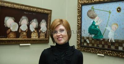 Выставка картин Евгении Гапчинской в городе Винница.