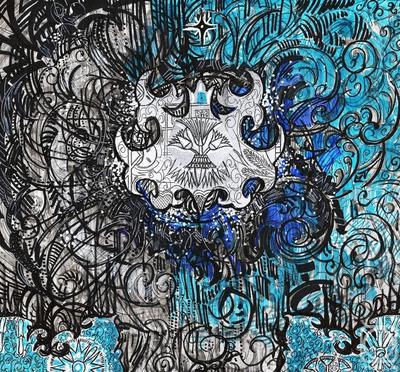 Абстрактная картина \"Магия океана\" в магазине «ART MIRACLE» на  Ламбада-маркете