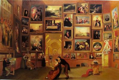 Зала и посетители картин Лувра наблюдая его Paris Fr Редакционное Фото -  изображение насчитывающей культура, артикулированное: 103149946