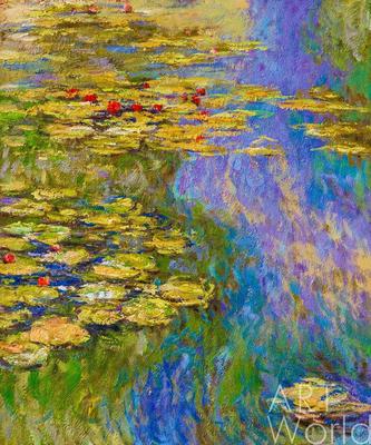 Картина Копия картины Клода Моне \"Водяные лилии\", N7, художник С. Камский  50x60 CM210612 купить в Москве