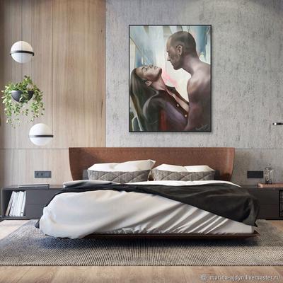 Картина маслом мужчина и женщина страсть любовь в спальню в подарок в  интернет-магазине Ярмарка Мастеров по цене 69700 ₽ – SVHW8RU | Картины,  Москва - доставка по России