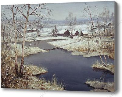 Картина Аркадия Пластова «Первый снег»: описание, история создания