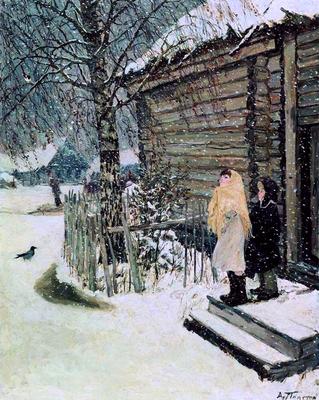 Купить картину Эскиз к картине Нестерова в Москве от художника Лутфуллин  Ахмат
