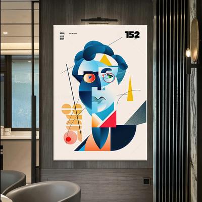 Kandinsky Bauhaus, абстрактная настенная Картина на холсте с плавающим  эффектом, скандинавские постеры и принты, настенные картины для декора  гостиной | AliExpress